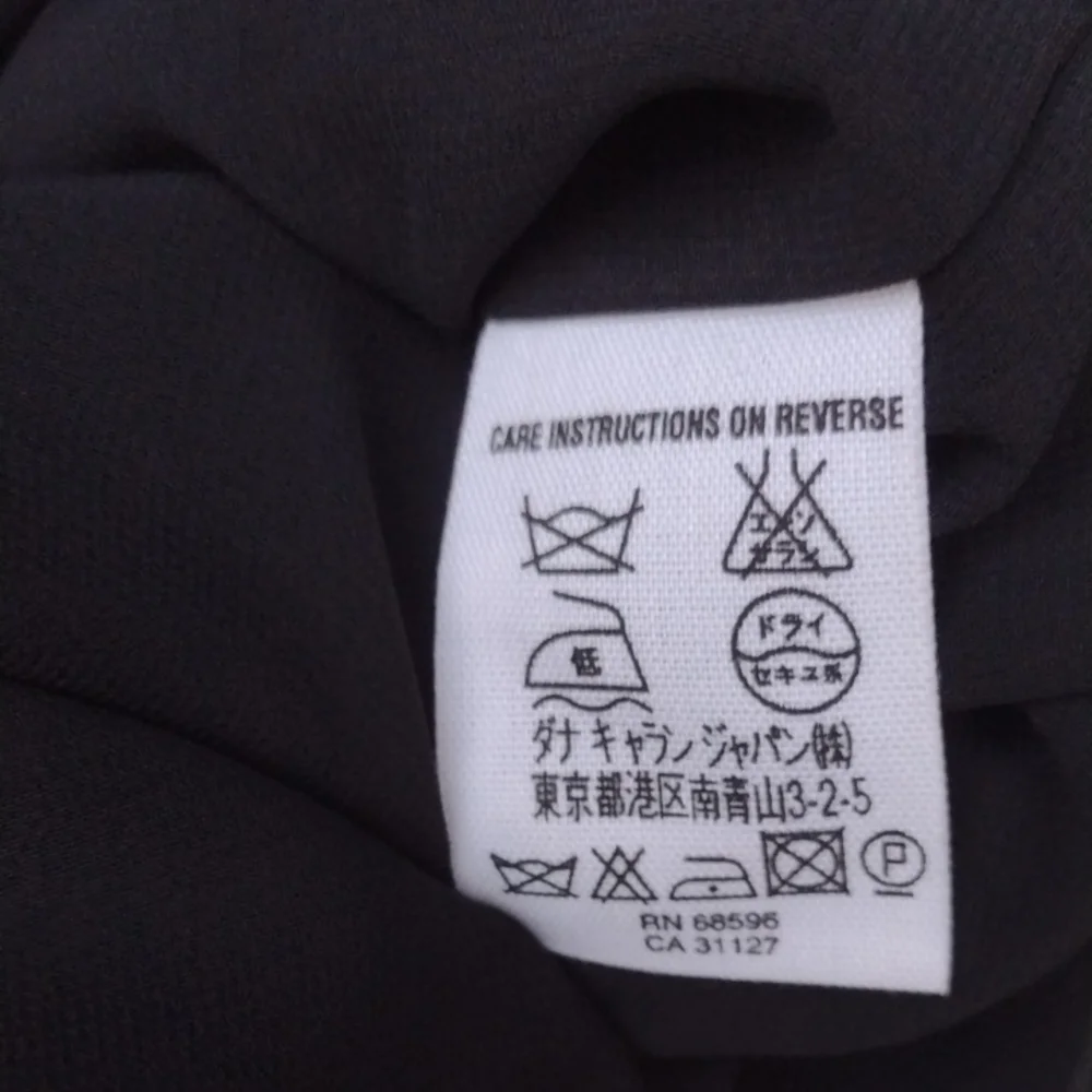 DKNY Black Wool Midi Sheath Dress 12 - Picture 7 of 8